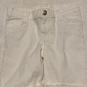 All white polo shorts